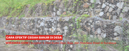 cara efektif cegah banjir di desa